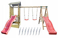 Гектор Tower Roof Slide Podw Swing Slide + анкери