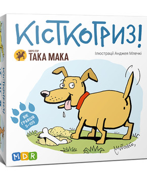 Настільна сімейна гра Кісткогриз 5+ Україна Така Мака від 2-6 гравців (110001-UA)