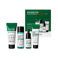 Набор для проблемной кожи с кислотами Some By Mi AHA/BHA/PHA 30 Days Miracle AC SOS Kit