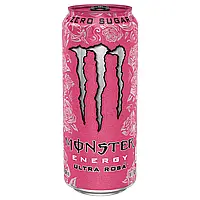 Енергетичний напій ультра роза . Без цукру . Monster Energy Zero Ultra Rosa 500 ml Ірландія