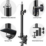 Стійка зі струбциною Profi-light SS-070, Настільний тримач штатив 70 см, фото 3