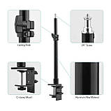 Стійка зі струбциною Profi-light SS-070, Настільний тримач штатив 70 см, фото 4