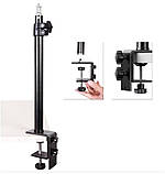 Стійка зі струбциною Profi-light SS-070, Настільний тримач штатив 70 см, фото 5