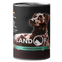 Landor Senior Dogs Lamb And Rabbit влажный корм для пожилых собак всех пород 0.4 кг
