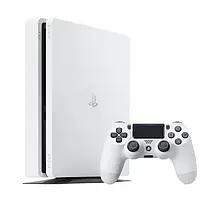 Игровая приставка Sony PlayStation 4 Slim (PS4 Slim) 1TB White (БУ)