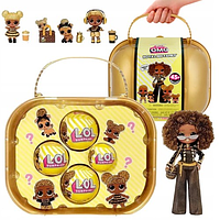 L.O.L. Surprise! OMG Royal Bee Family Pack - Royal Bee, Queen Bee, King Bee, Lil Queen Bee, Pup Bee