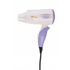 Фен для волосся Domotec MS-33281400W Білий з фіолетовим (D3328) TS, код: 1388214