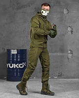 Тактичний костюм Oliva Ріп стоп одяг для ЗСУ, Демісезонна військова форма олива комплект Горка