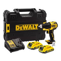 Шуруповерт DeWALT XR Li-Ion 18 В, 65 Нм, 2 АКБ + ЗУ, кейс (DCD708D2T) - Топ Продаж!