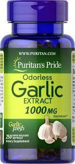 Odorless Garlic 1000 mg Puritan's Pride, 250 капсул