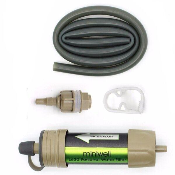 Переносной портативный фильтр для воды Miniwell L630 Зеленый (100132) LD, код: 1455541 - фото 1 - id-p2131796213