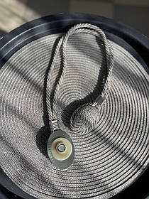 Магніт для штор Джут світло сірий