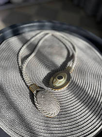 Магніт для штор Джут молочний