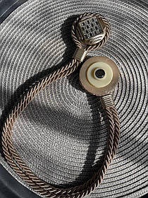 Магніт для штор Джут  коричневий