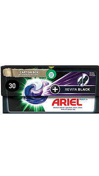 Капсули для прання чорного одягу Ariel RevitaBlack 30 шт