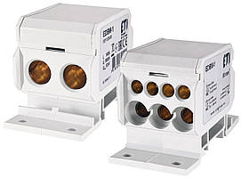 Блок розподільчий EDBM-1 (160А, 1500V AC/DC, OUT: 1x4-50; 3x2,5-25; 4x2,5-16)
