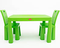 Детский комплект Cтол и 2 стульчика 04680/2 Doloni Зеленый (Unicorn)