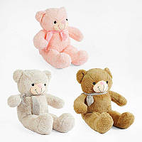 М`яка іграшка С 62981 (60) Ведмедик , 3 кольори, шарфик, висота 52 см, у пакеті ВИДАЄТЬСЯ ТІЛЬКИ МІКС ВИДІВ