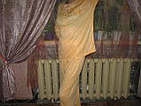 Піжама жіноча 100% бавовна розмір М (46) малинова і оранж окантовка в смужку, фото 6