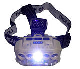 Ліхтар налобний BL HX-817 із сенсором 9070, чорно-білий, фото 9