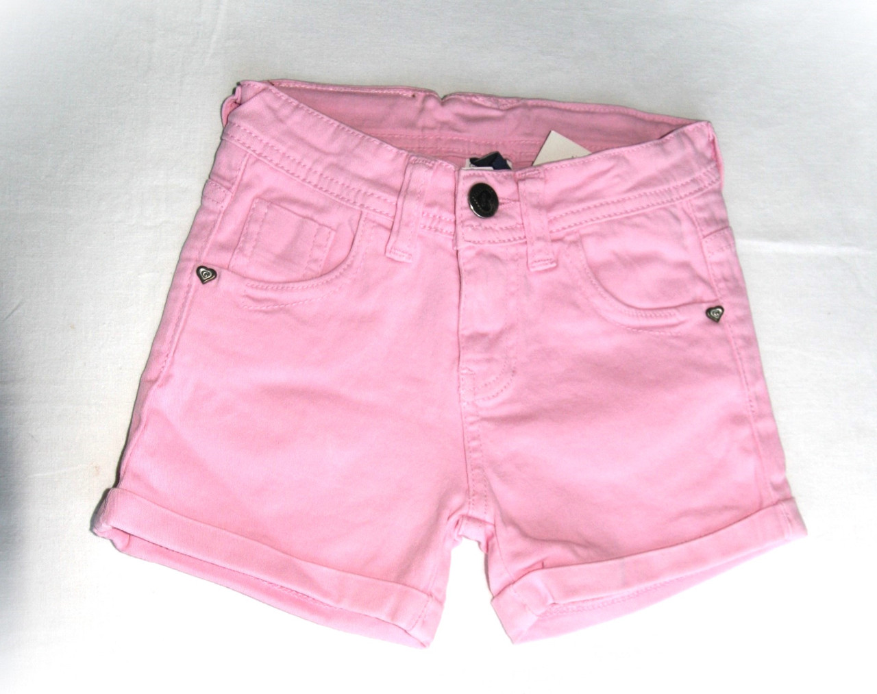 Джинсові шорти для дівчинки (рожеві), Girandola, Португалія, розмір 110