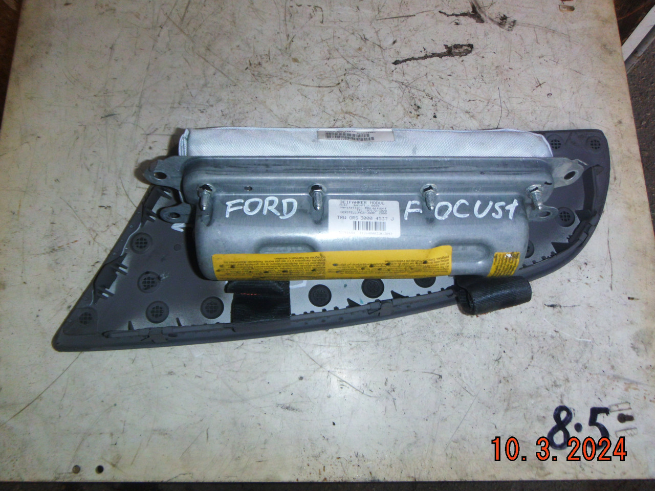 На Ford Focus1 подушка безопасности правая передняя 98 - 04 г. в. - фото 4 - id-p2131847903