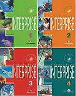 Enterprise 1,2,3,4 coursebook+Workbook