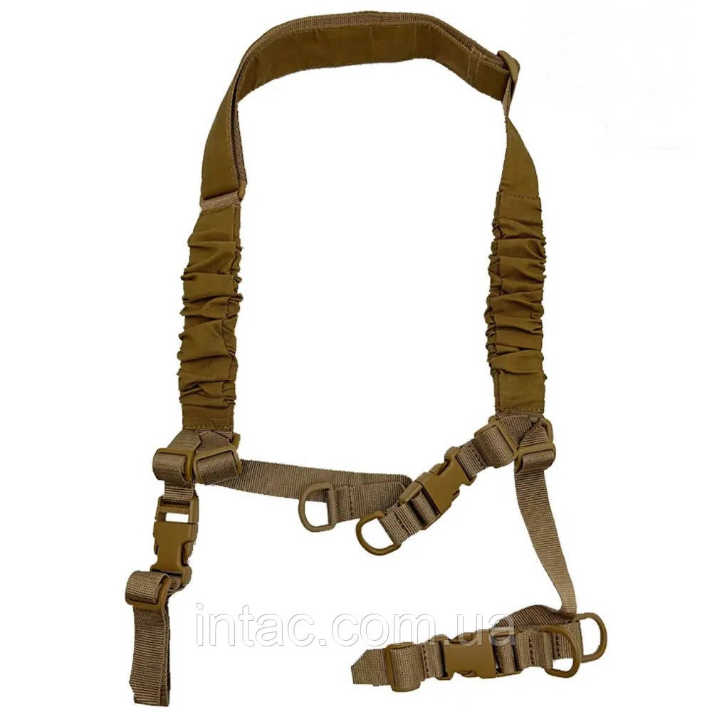Ремінь збройовий трансформер IRR Cordura 500 D Мультикам трьохточковий, двоточковий, одноточковий, фото 1