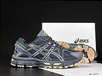 Кроссовки Asics Gel-Kahana 8 мужские, кроссовки асикс гел кахана кожаные в сетку, Asics gel kahana серые