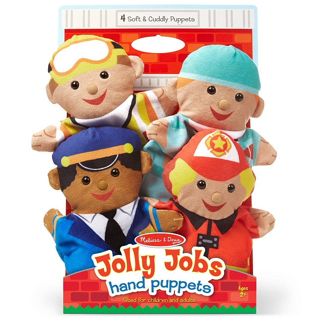 Набір для творчості ляльковий театр Веселі помічники (4 шт) від Melissa & Doug, фото 1