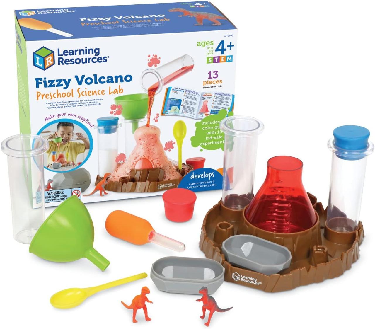 Науковий STEM набір Шипучий вулкан (13 предметів) від Learning Resources, фото 1