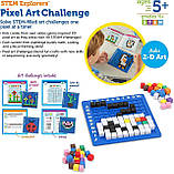 Розвиваючий STEM-набір Піксельне мистецтво (402 елементи) від Learning Resources, фото 6