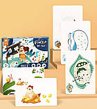 Набір пальчикові фарби (12 кольорів + 30 карток) від Obetty, фото 9