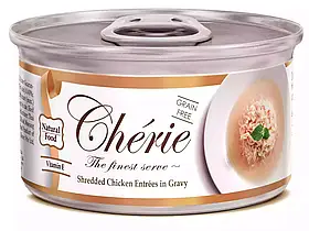Cherie(Шери) Chicken консерви для дорослих кішок КУРКА (шматочки в соусі)