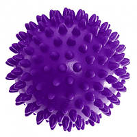 Масажний м'ячик EasyFit PVC 7.5 см жорсткий фіолетовий