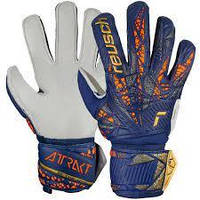 Воротарські дитячі рукавички Reusch Attract Solid 5472515-4410, Темно-синій, Розмір (EU) — 6