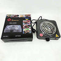 Переносна електрична плита, Переносна настільна електроплита, Плита настільна емальована YX-75