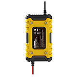 Автомобільний імпульсний зарядний пристрій Foxsur 12v 6A FBC1206D, автоматична зарядка для акумулятора, фото 7
