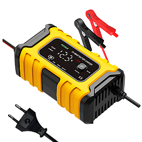 Автомобільний імпульсний зарядний пристрій Foxsur 12v 6A FBC1206D, автоматична зарядка для акумулятора