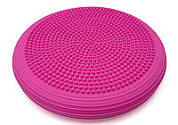 Балансировочная подушка массажная EasyFit Cushion-2 розовая