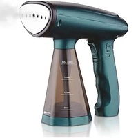 Ручний вертикальний відпарювач для одягу Bitek BT-1277 портативний об'ємом 200 мл. 1600 Вт. Зелений