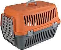 Переноска для кошек и собак Animall CNR-134 58х42х42 см Серо-оранжевая (2000981203641) KT, код: 7623746