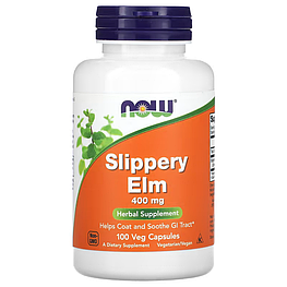 Slippery Elm 400 мг NOW Foods 100 капсул