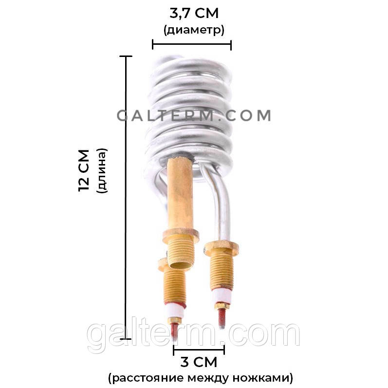Тен для проточного водонагревателя GTD-3000 (3кВт) (ID#2131825770 ...