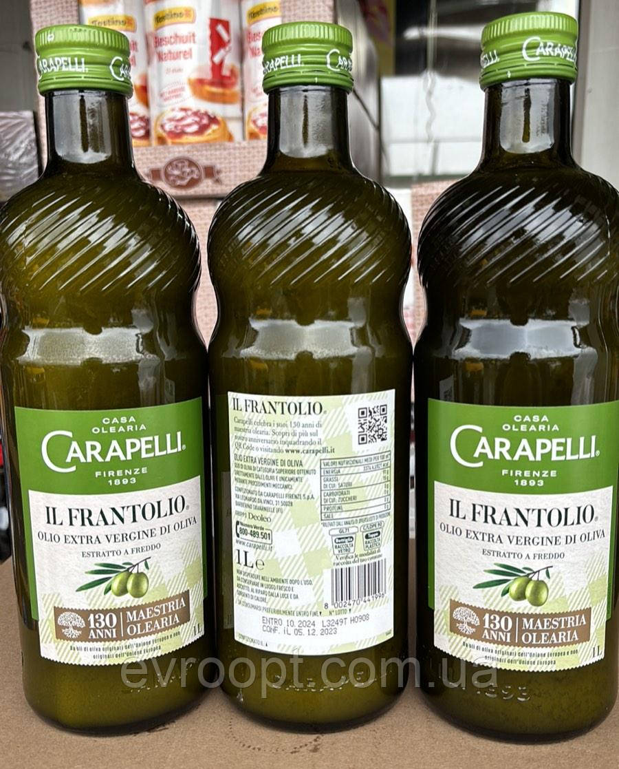 Олія оливкова  Carapelli extra vergine 1000 мл, фото 1