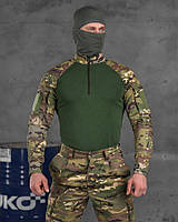 Армейская мужская рубашка мультикам Ubacs, штурмовой тактический убакс ЗСУ мультикам, камуфляж, пиксель M