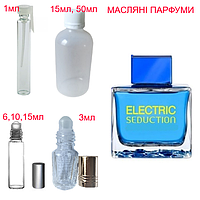 Парфумерна композиція (масляні парфуми, концентрат) Electric Blue Seduction for Men