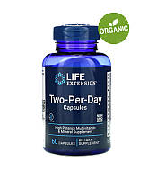 Life Extension, Мультивитамины Two-Per-Day, 60 капсул