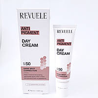 Денний крем для обличчя з SPF 50 проти Пігментих плям  — Revuele Anti Pigment Cream