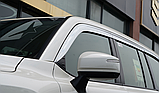Дефлектори вікон, хромовані вітровики Toyota Land Cruiser J300 2021- (6шт./Autoclover/Південна Корея), фото 9